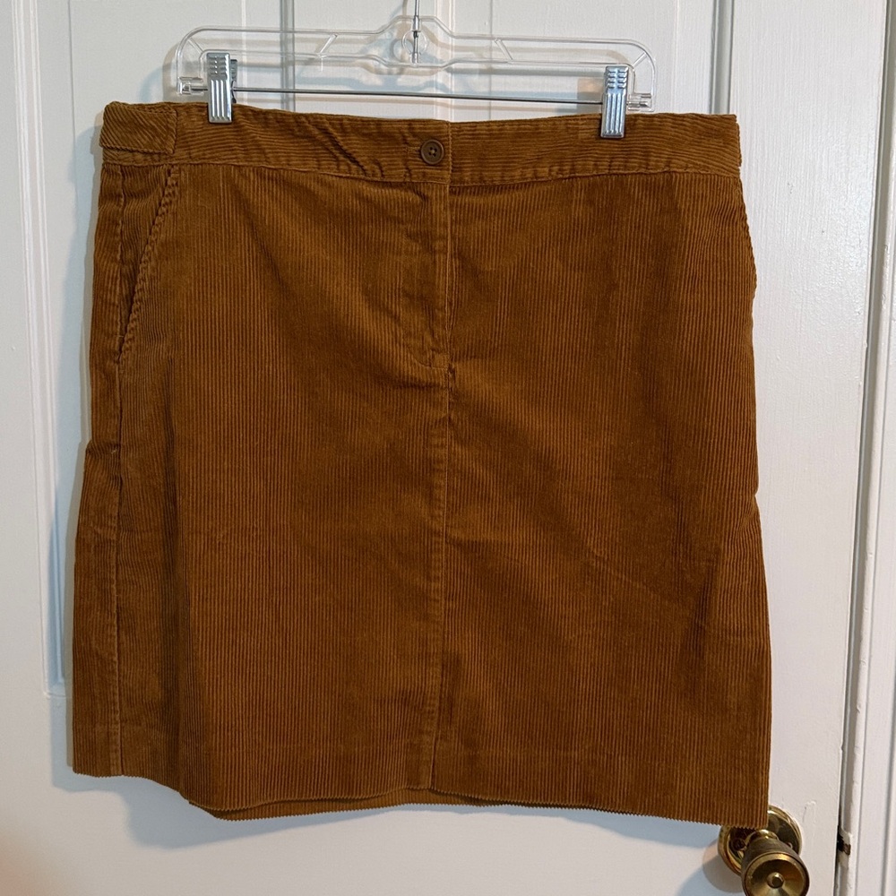 NWT Talbots Brow Corduroy Pencil Skirt Size 14